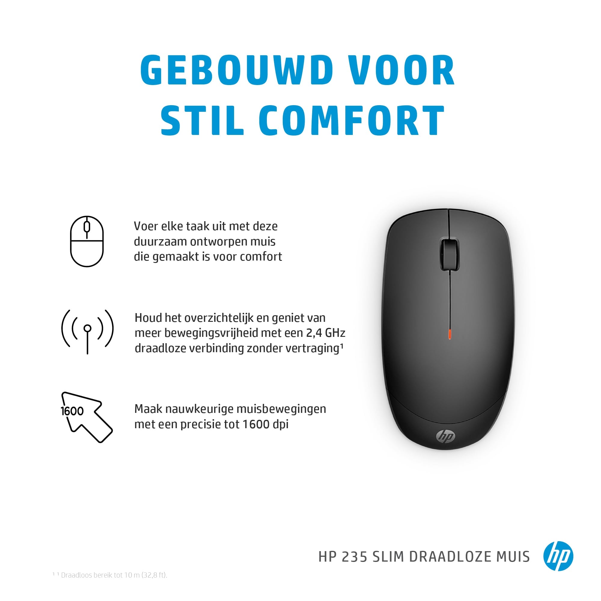 HP 235 Slim draadloze muis - Afbeelding 6