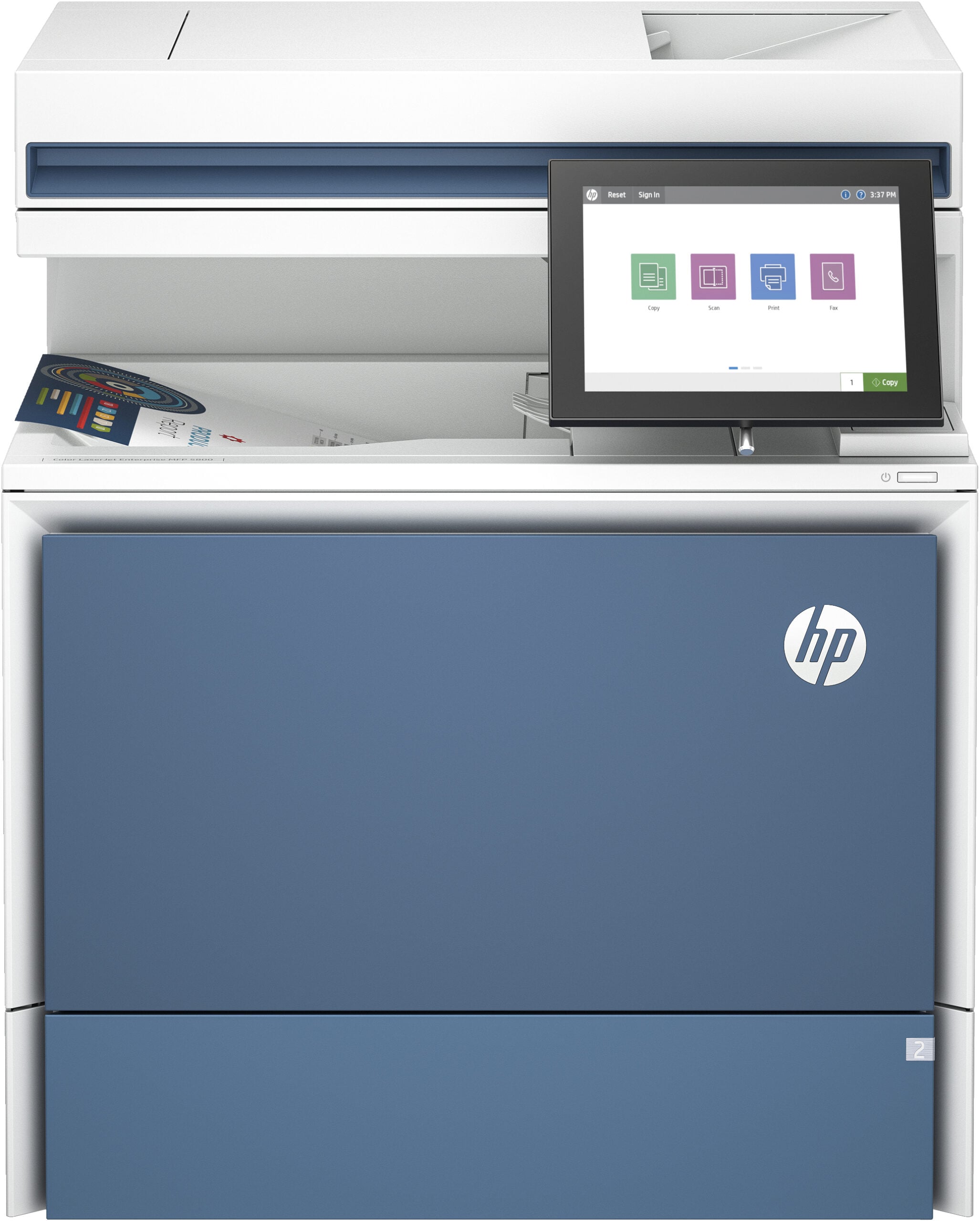 HP LaserJet Color Enterprise MFP 5800dn printer - Afbeelding 2