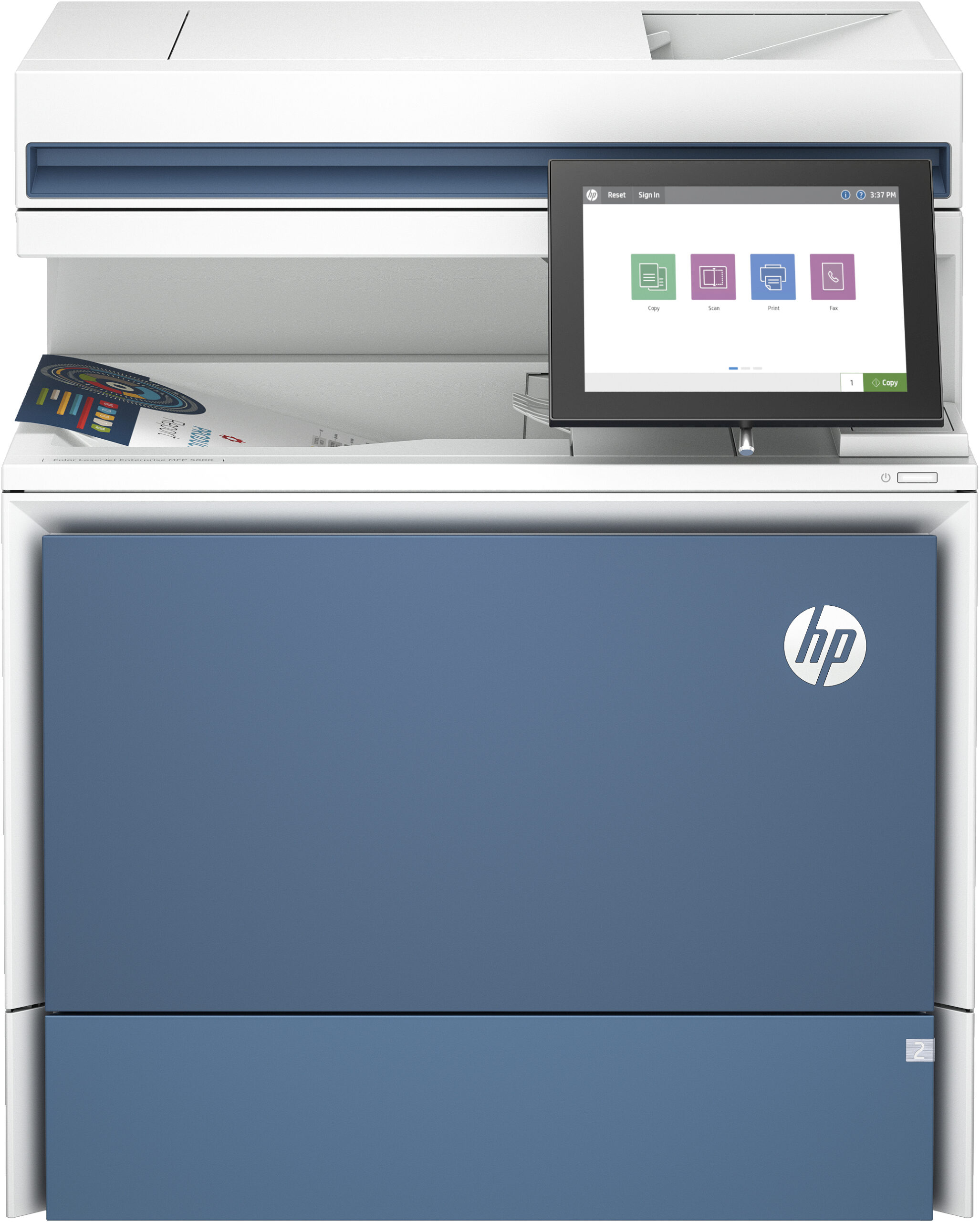 HP LaserJet Color Enterprise MFP 5800dn printer - Afbeelding 2