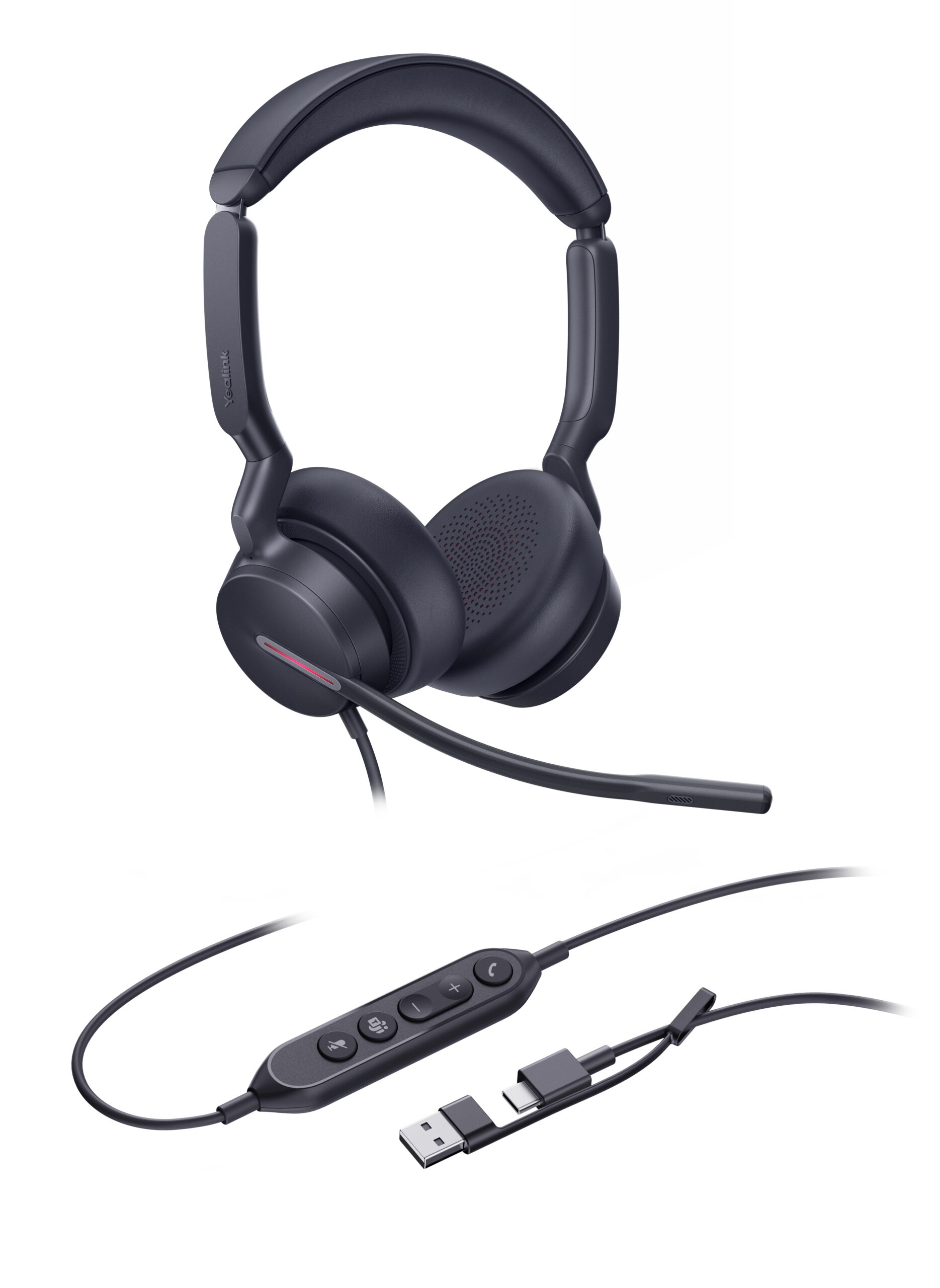Yealink UH46 Dual Teams USB-C/A Headset - Afbeelding 3
