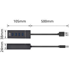ACT USB hub 3.0, 4 poorts USB-A - Afbeelding 6