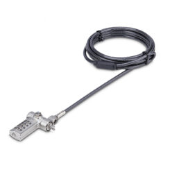 StarTech.com 2m Universeel Laptop Kabelslot, Security Kabel met Vooraf Ingesteld Combinatieslot, Compatibel met Noble Wedge&reg;/Nano/K-Slot, Cijferslot zonder Sleutel, TAA - Afbeelding 2