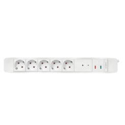 LogiLink LPS402 power uitbreiding 1,5 m 5 AC-uitgang(en) Binnen Wit - Afbeelding 3