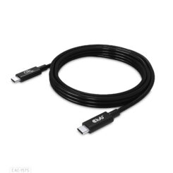 CLUB3D USB4 Gen2x2 Type-C Bi-Directional Cable 4K60Hz, Data 20Gbps, PD 240W(48V/5A) EPR M/M 2m USB IF GECERTIFCIEERD - Afbeelding 5