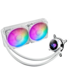 ASUS ROG STRIX LC II 240 ARGB White Edition Processor Alles-in-één vloeistofkoeler 12 cm Wit 1 stuk(s)
