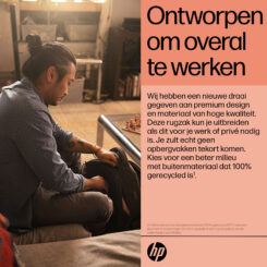HP Renew Executive 16 inch laptopbackpack - Afbeelding 4