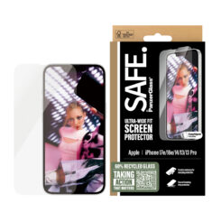 PanzerGlass SAFE. by ® Screen Protector iPhone 17e | 16e | 14 | 13 | 13 Pro | Ultra-Wide Fit w. EasyAligner Doorzichtige schermbeschermer Apple 1 stuk(s) - Afbeelding 3