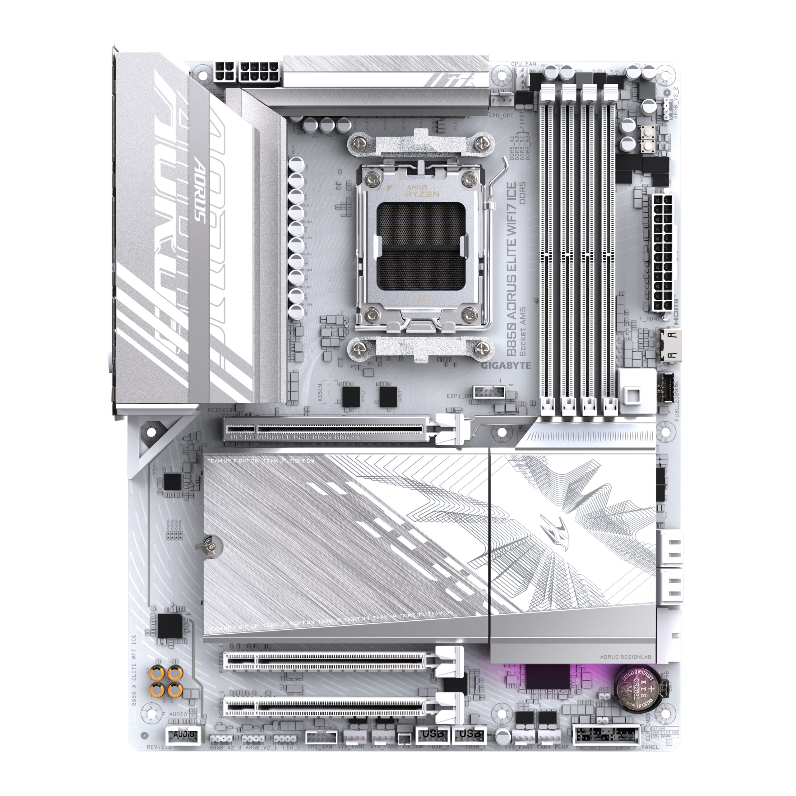 GIGABYTE B850 AORUS ELITE WIFI7 ICE Moederbord - Afbeelding 3