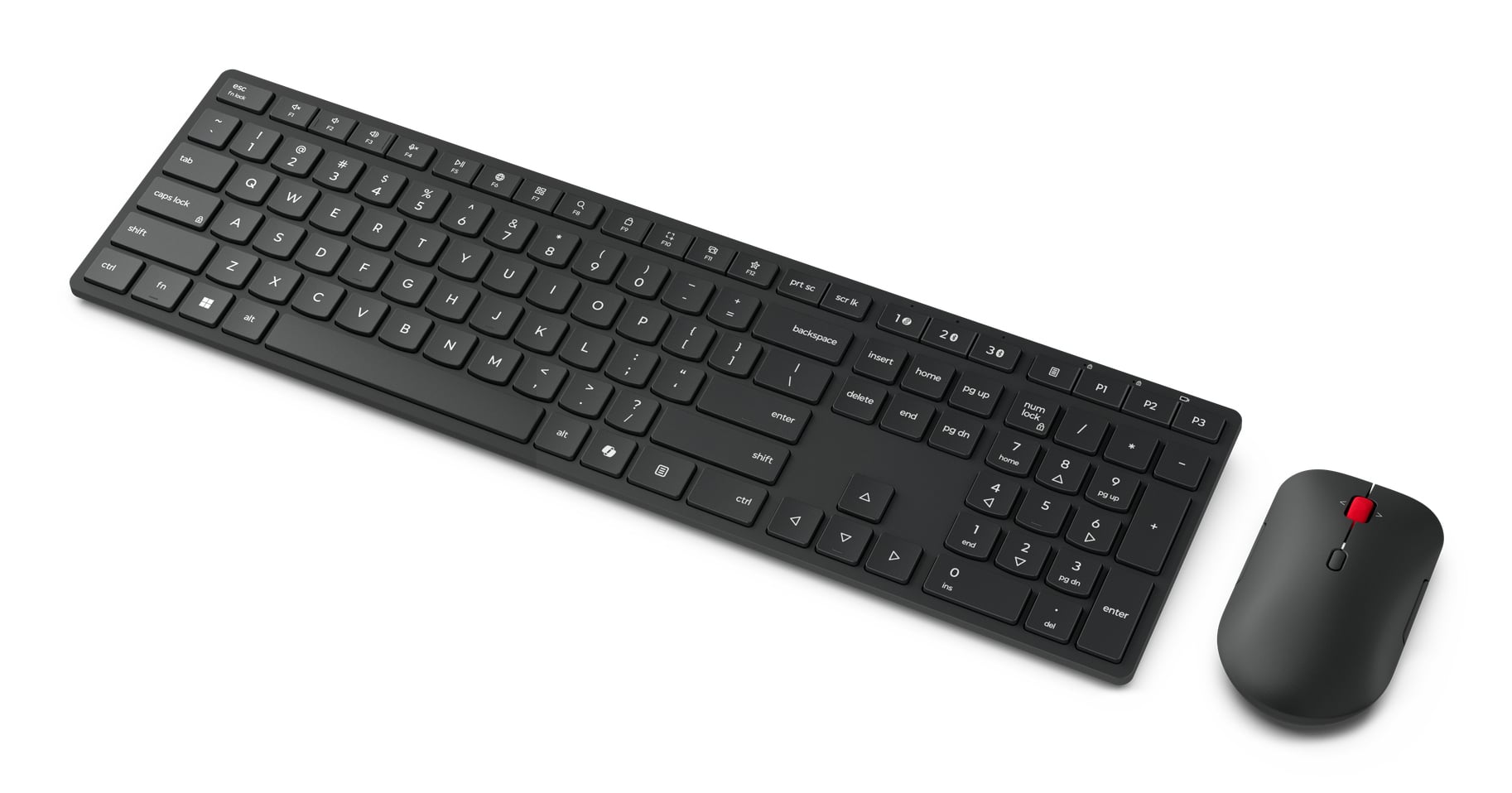 Lenovo 4X31S04814 toetsenbord Inclusief muis Kantoor RF-draadloos + Bluetooth Belgisch Zwart - Afbeelding 4
