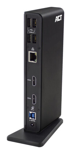 ACT Universeel USB-C of USB-A Dockingstation, voor 2 HDMI monitoren, DisplayLink - Afbeelding 5