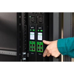 APC Easy PDU EPDU2016M - Metered, 1U, 16A, 230V, (8x)C13, C20 stekker - Afbeelding 3