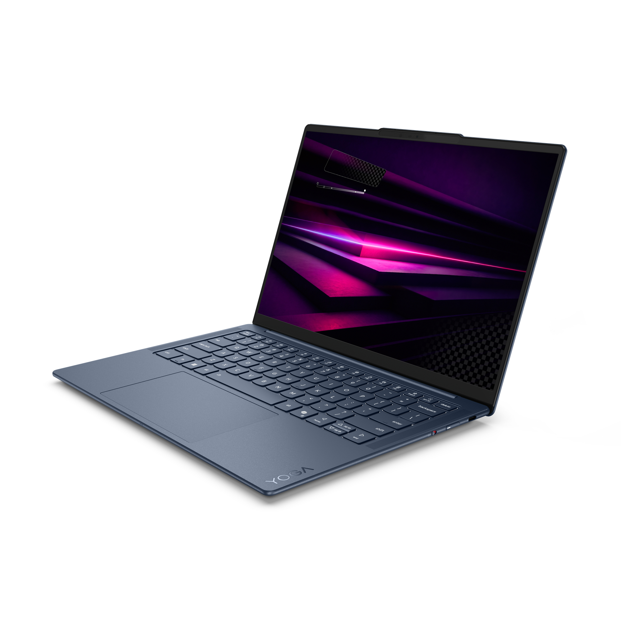 Lenovo Yoga Slim 7 14Q8Y11 Copilot+ PC Snapdragon X2P-42-100 Laptop 35,6 cm (14") WUXGA 16 GB LPDDR5x-SDRAM 512 GB SSD Wi-Fi 7 (802.11be) Windows 11 Home Blauw Engels - Afbeelding 4