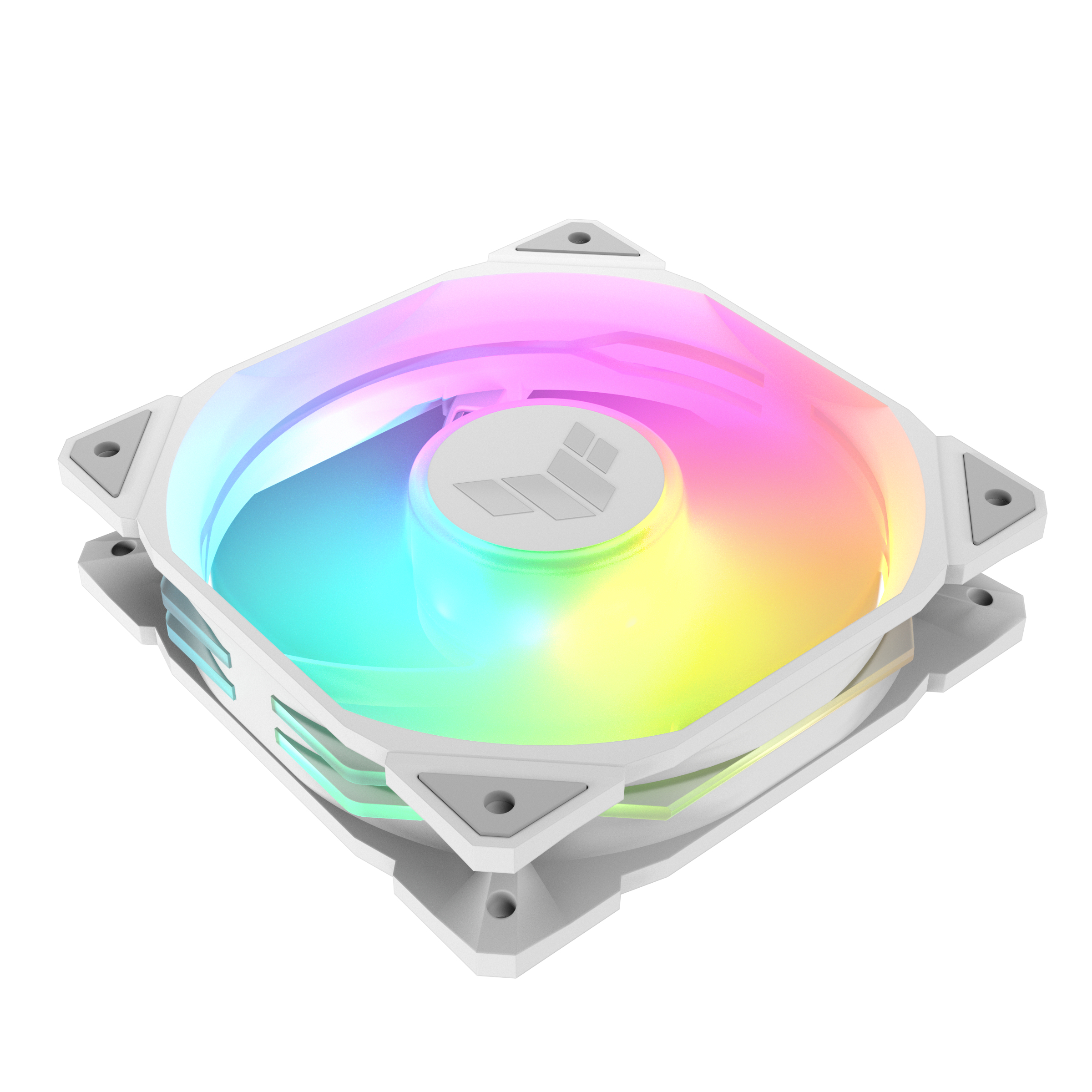 ASUS TUF GAMING TR120 ARGB REVERSE 3IN1 White Computer behuizing Luchtkoeler 12 cm Wit - Afbeelding 5