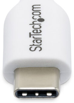 StarTech.com 2m USB-C Laadkabel, Charge & Sync, 60W (3A) PD, USB 2.0, Laptop Type C Laadkabel - Witte USB-C Oplaadkabel - Afbeelding 6