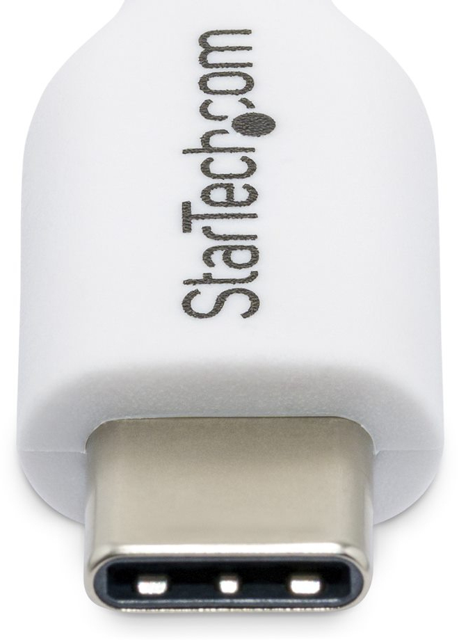 StarTech.com 2m USB-C Laadkabel, Charge & Sync, 60W (3A) PD, USB 2.0, Laptop Type C Laadkabel - Witte USB-C Oplaadkabel - Afbeelding 6
