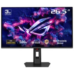 ASUS ROG Strix OLED XG27AQDPG computer monitor 67,3 cm (26.5") 2560 x 1440 Pixels Wide Quad HD QD-OLED Zwart