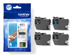 Brother LC-421VAL PagePack 4 stuk(s) Origineel Normaal rendement Zwart, Cyaan, Magenta, Geel - Afbeelding 4
