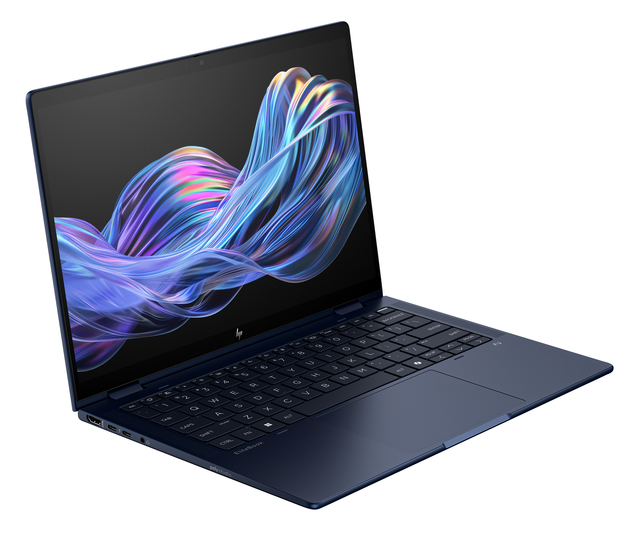HP EliteBook X Flip G1i Next Gen AI Wolf Pro Security Edition Copilot+ PC Intel Core Ultra 7 258V Hybride (2-in-1) 35,6 cm (14") Touchscreen WUXGA 32 GB LPDDR5x-SDRAM 1 TB SSD Wi-Fi 7 (802.11be) Windows 11 Pro Blauw AZERTY - Afbeelding 6