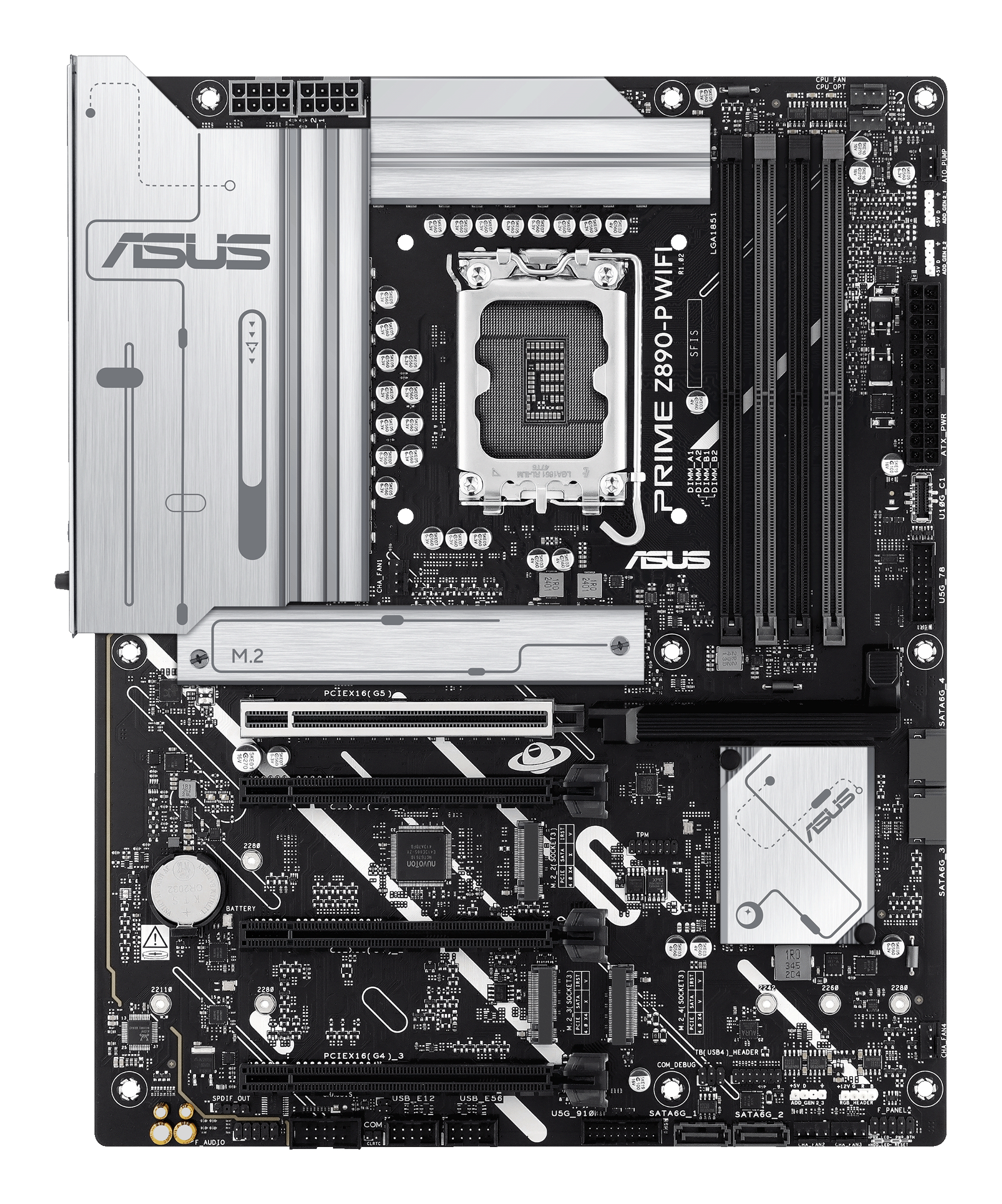 ASUS PRIME Z890-P WIFI Intel Z890 LGA 1851 (Socket V1) ATX - Afbeelding 4