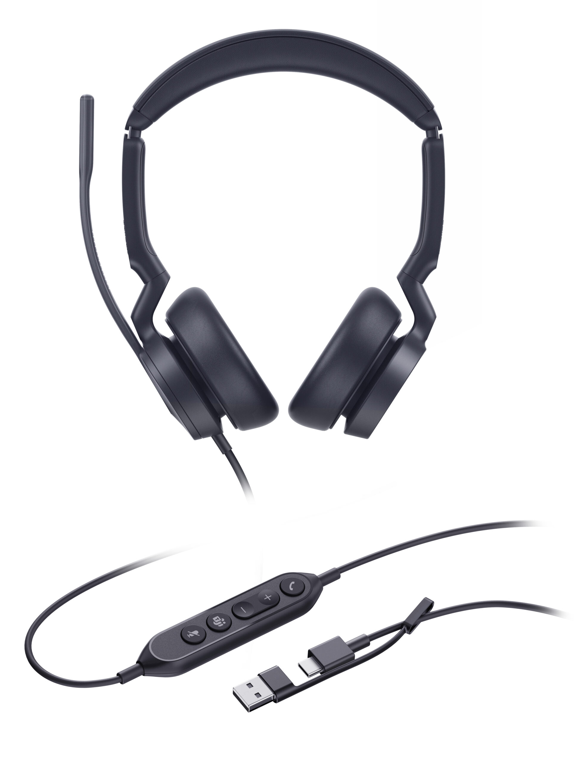 Yealink UH46 Dual Teams USB-C/A Headset - Afbeelding 2