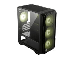 MSI MAG FORGE M120R AIRFLOW computerbehuizing Mini Tower Zwart, Transparant - Afbeelding 3