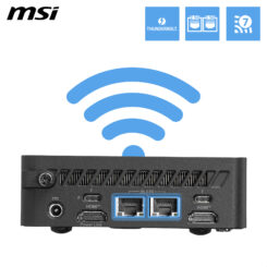 MSI Cubi NUC AI+ 3MG-005BEU USFF Zwart 322 Intel SoC FCBGA2540 4,4 GHz Ingebouwde luidsprekers - Afbeelding 6