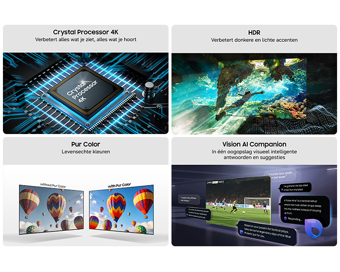 Samsung 85" Crystal UHD Smart TV U8070H (2026) - Afbeelding 5