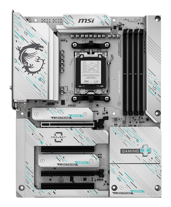 MSI B850 GAMING PLUS WIFI PZ moederbord AMD B850 Socket AM5 ATX - Afbeelding 3