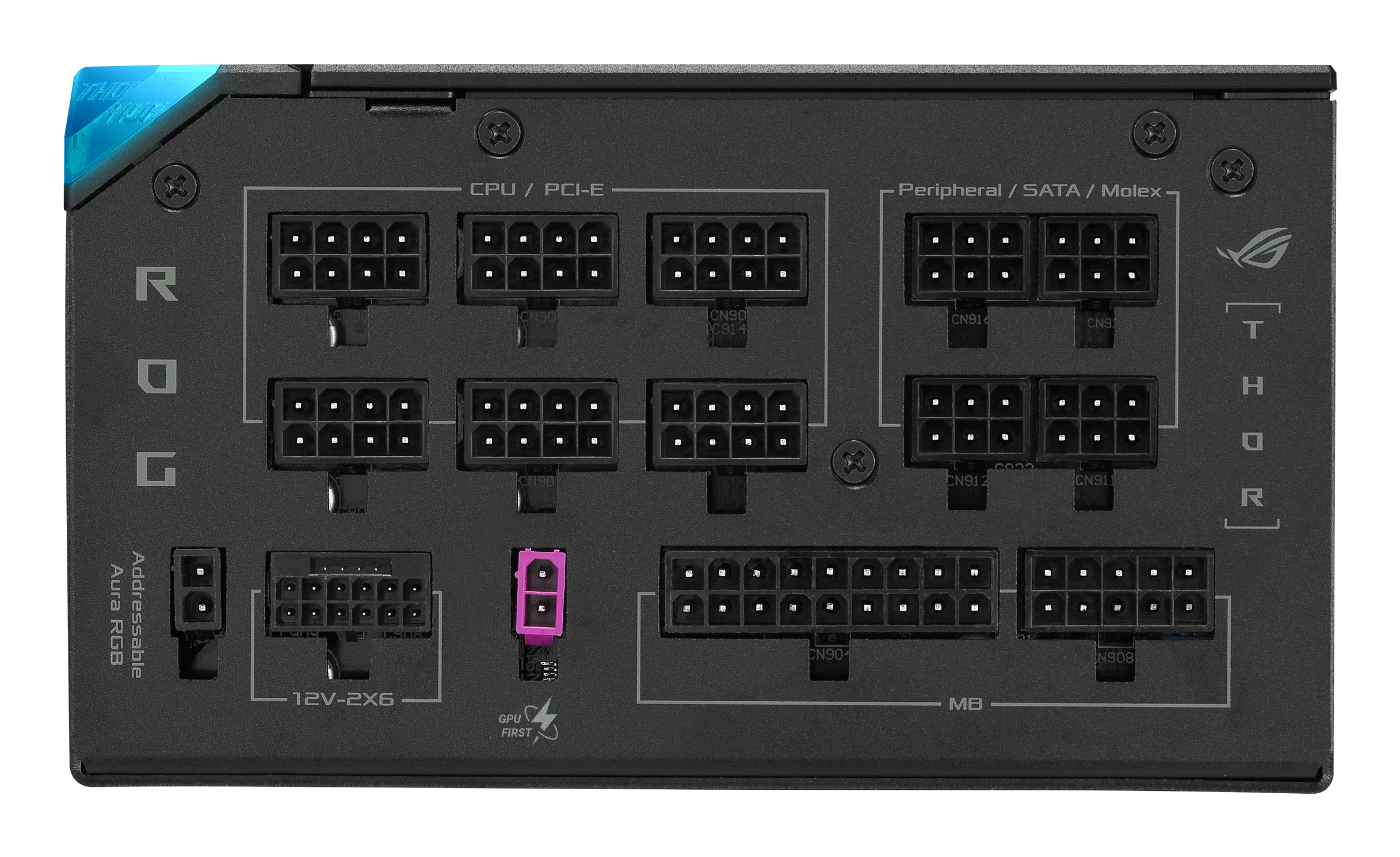 ASUS ROG -THOR-1000P3-GAMING-E power supply unit 1000 W 20+4 pin ATX ATX Zwart - Afbeelding 6