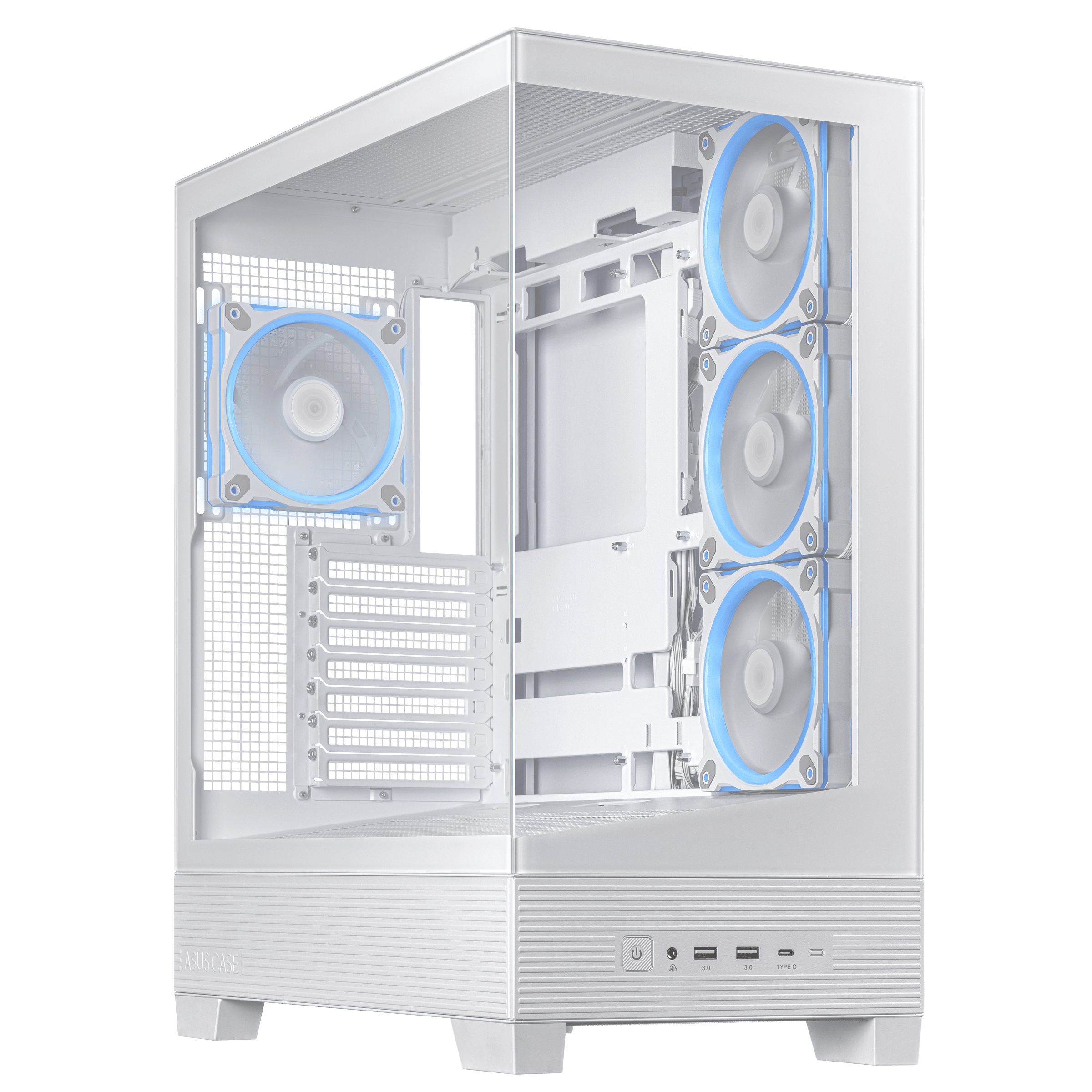 ASUS A31 Plus TG ARGB WHITE Midi Tower Wit - Afbeelding 3