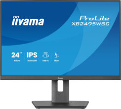 iiyama ProLite XB2495WSC-B1 computer monitor 61,2 cm (24.1") 1920 x 1200 Pixels WUXGA LED Zwart