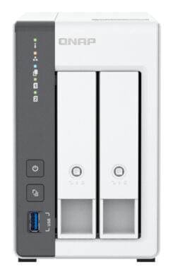 QNAP TS-216G data-opslag-server NAS Tower Cortex-A Cortex-A55 4 GB 0 TB Wit - Afbeelding 3