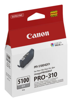 Canon PFI-5100 GY inktcartridge 1 stuk(s) Origineel Grijs - Afbeelding 3