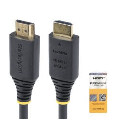 StarTech.com 2m Premium Gecertificeerde High Speed HDMI Kabel, 4K 60Hz/1440p 144Hz, HDR10/HDCP 2.2/ARC, 18Gbps, UHD HDMI 2.0 Kabel voor TV/Monitor/Display, TPE Mantel - Afbeelding 2