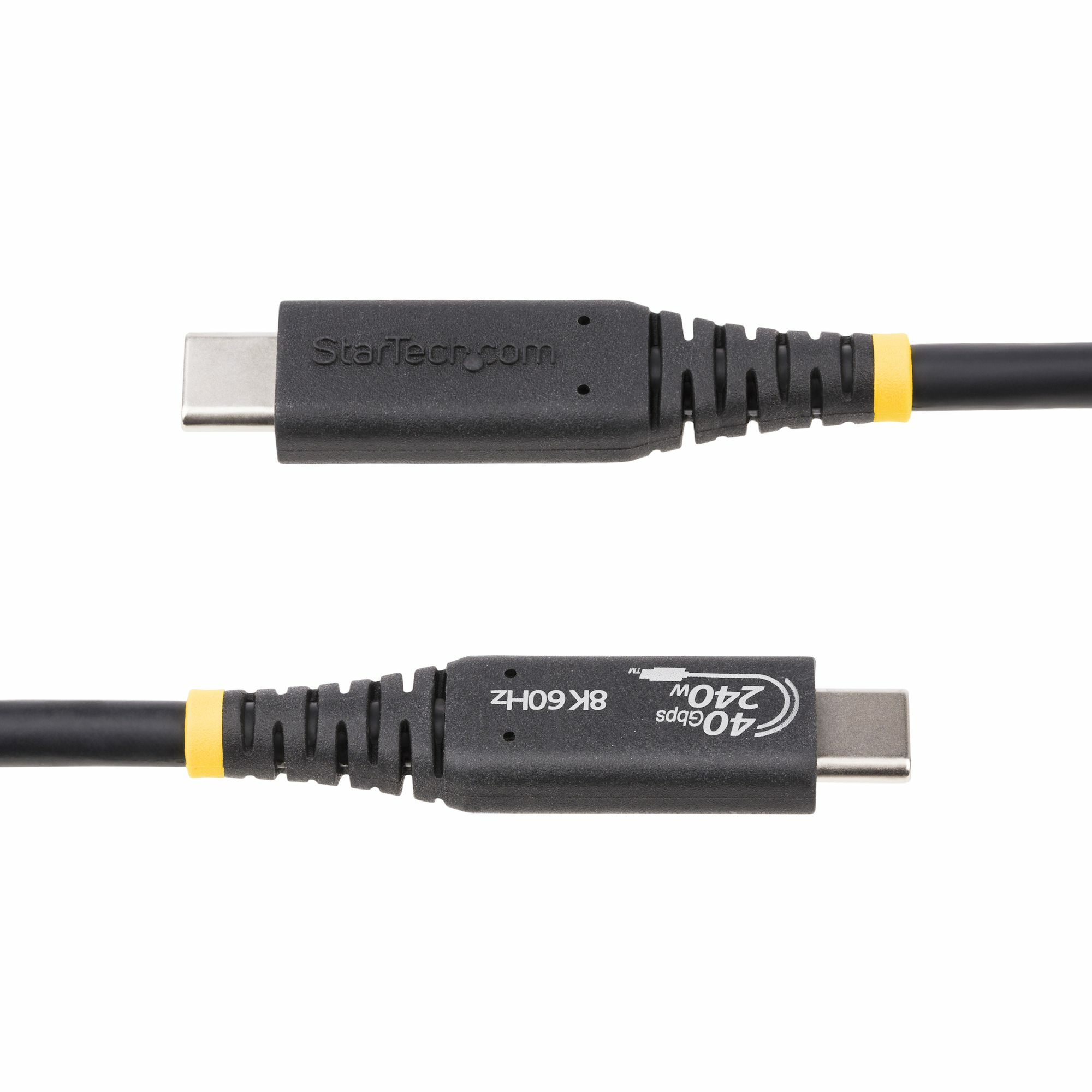StarTech.com 50cm USB4 Kabel, USB-IF Gecertificeerde USB Type-C Kabel, 40Gbps, 240W Power Delivery PD 3.1 EPR, 8K 120Hz, USB-C Data/Laad Kabel, Compatibel met Thunderbolt/USB 3.2 Poorten - Afbeelding 5