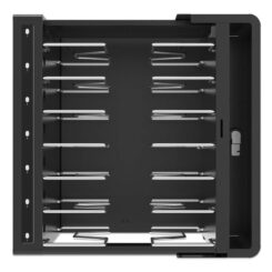 Manhattan Laadkast USB-C 65W voor 7 laptops (tot 16"), geschikt voor laptops, iPads, MacBooks, Chromebooks en andere USB-C apparaten, vakken 402x290x50 mm, USB-C laadkabels inbegrepen, afsluitbaar, alternatief voor laadtrolley, EU/UK-stroomkabels inbegrepen - Afbeelding 6