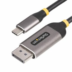 StarTech.com 3m USB-C naar DisplayPort Adapter Kabel, 8K 60Hz, 4K 144Hz, HDR10, USB Type-C naar DP 1.4 Video Converter Kabel, USB4/Thunderbolt 3/4 Compatibel