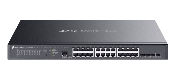 TP-Link Omada SG3428XMPP netwerk-switch Managed L2+ Gigabit Ethernet (10/100/1000) Power over Ethernet (PoE) 1U Zwart - Afbeelding 2