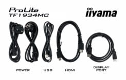 iiyama ProLite TF1934MC-B7X computer monitor 48,3 cm (19") 1280 x 1024 Pixels SXGA LED Touchscreen Zwart - Afbeelding 6