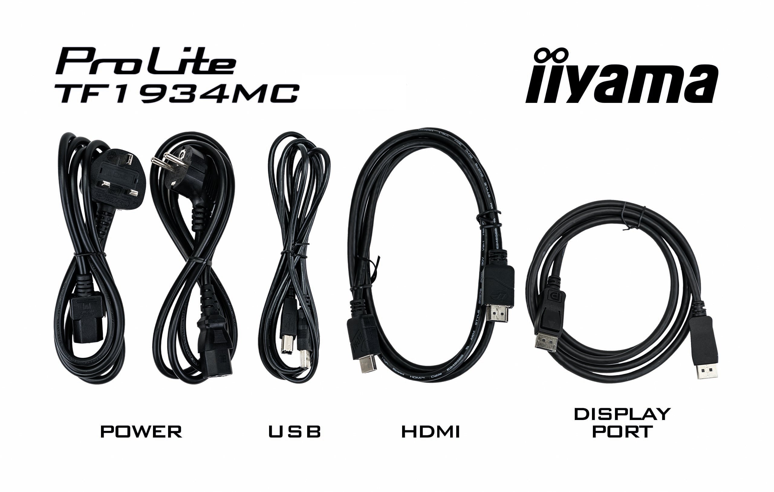 iiyama ProLite TF1934MC-B7X computer monitor 48,3 cm (19") 1280 x 1024 Pixels SXGA LED Touchscreen Zwart - Afbeelding 6