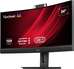 Viewsonic VG3457CV computer monitor 86,4 cm (34") 3440 x 1440 Pixels UltraWide Quad HD LED Zwart - Afbeelding 4