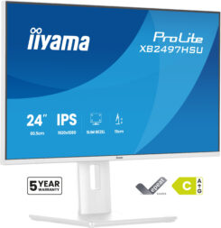 iiyama ProLite XB2497HSU-W1 computer monitor 60,5 cm (23.8") 1920 x 1080 Pixels Full HD LED Wit - Afbeelding 2