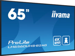 iiyama LH6560UHS-B2AG beeldkrant Digitaal A-kaart 163,8 cm (64.5") LED Wifi 500 cd/m² 4K Ultra HD Zwart Type processor Android 11 24/7 - Afbeelding 5