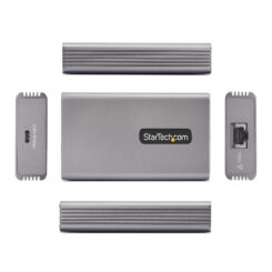 StarTech.com USB4 naar Ethernet Adapter, 10GbE, Multi-Gigabit, Thunderbolt Compatibel, 10GBASE-T/5G/2.5G NIC, 10G LAN Adapter, 0,5m USB4 Kabel, Win/Mac, TAA - Afbeelding 4