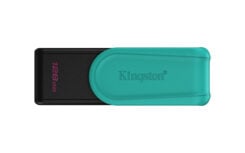 Kingston Technology DataTraveler 128GB Portable USB 3.2 Gen 1 Exodia S (Black/Turquoise)