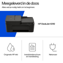 HP DeskJet 4310 Draadloos All-in-One Kleur Printer, Instant Ink - Afbeelding 5