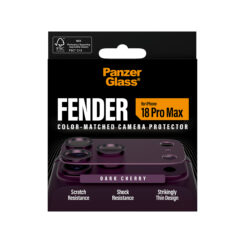 PanzerGlass ® Fender Camera Protector Dark Cherry iPhone 2026 Pro Max Doorzichtige schermbeschermer 1 stuk(s) - Afbeelding 4