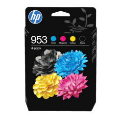HP 953 4-pack originele inktcartridges, cyaan/magenta/geel