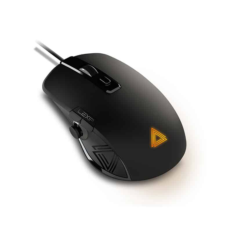 Lexip Np93 – Bedrade Muis Met Joystick Voor De Duim En Keramische Pads – 12 Programmeerbare Macro'S - Afbeelding 3