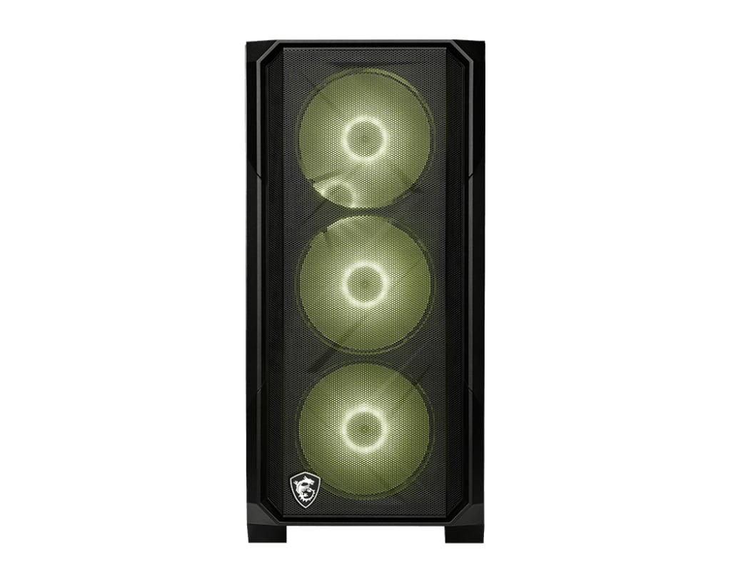 MSI MAG FORGE M120R AIRFLOW computerbehuizing Mini Tower Zwart, Transparant - Afbeelding 4